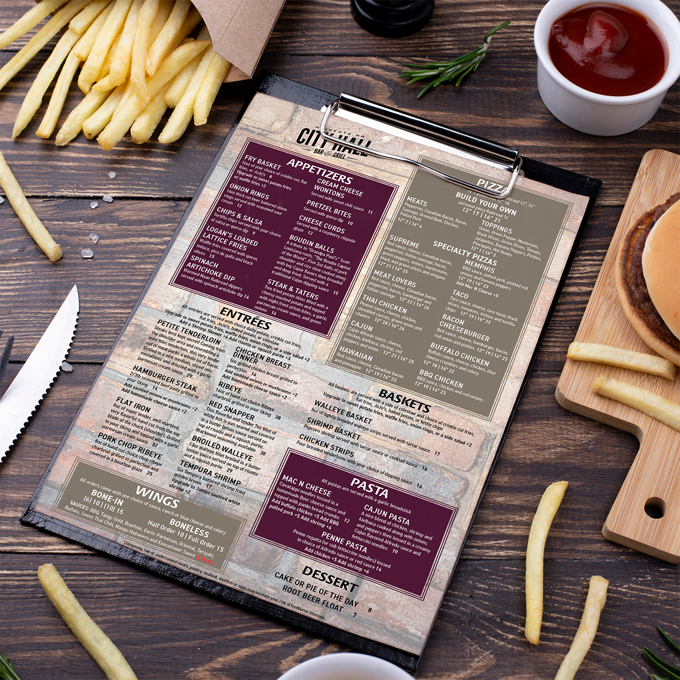 Menu Design